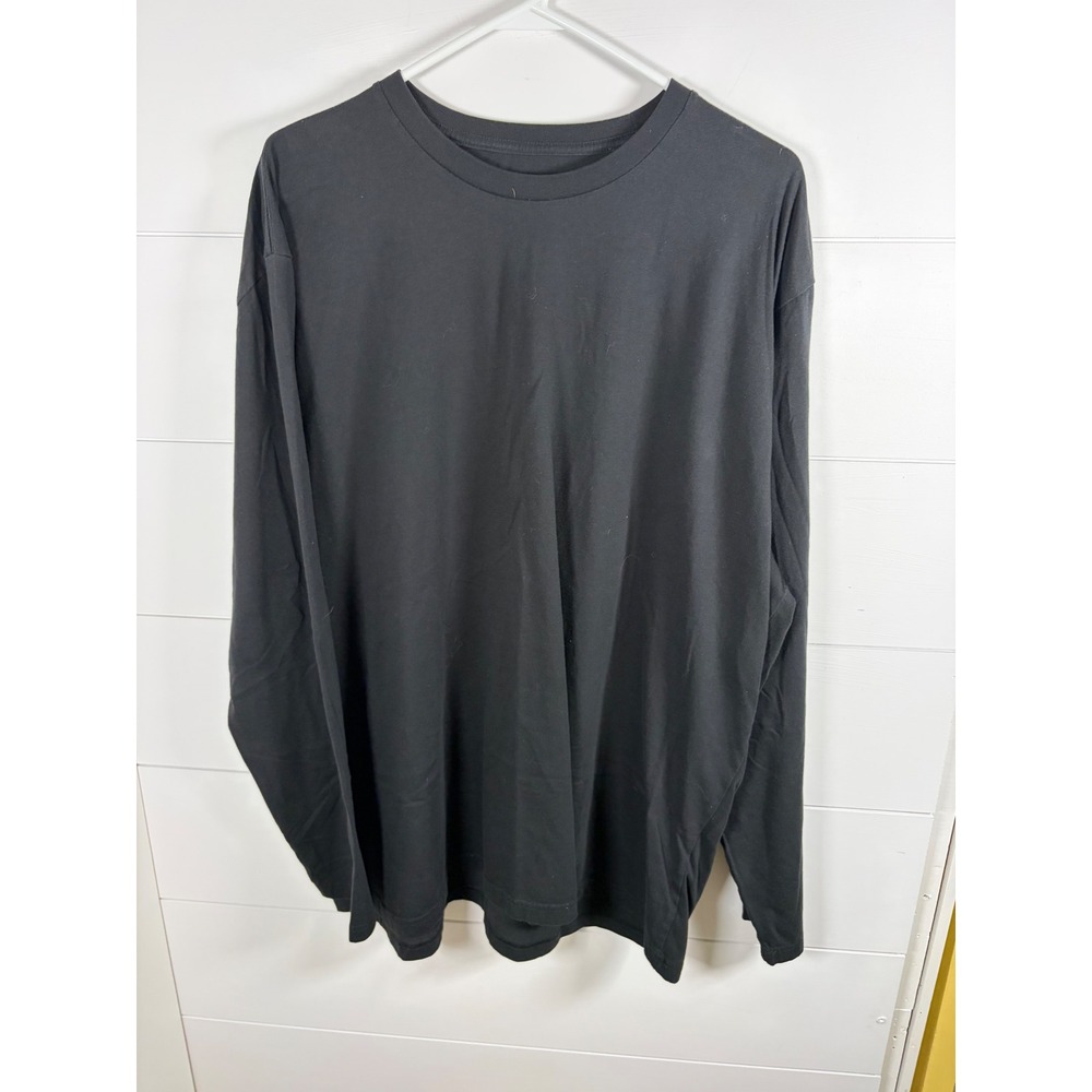 Fresh Clean Threads Lot of 2 Black Long Sleeve StratuSoft Crew Neck Tee Mens 3XL - Picture 2 of 7